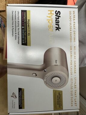 Shark HyperAIR Rose Gold Hair Dryer - Fast, Low-Heat Styling